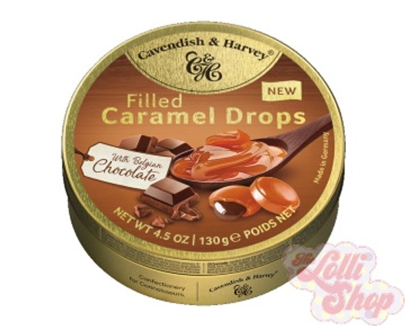 Cavendish & Harvey Caramel Drops with Belgian Choc 130g Cavendish & Harvey Caramel Drops with Belgian Choc 130g