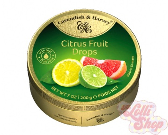 Cavendish & Harvey Citrus Fruit Drops 200g