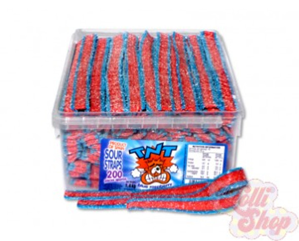 TNT Sour Straps Blue Raspberry