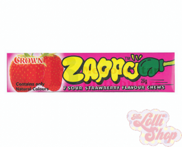 Zappo Strawberry Chews 26g